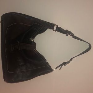 Lambertson Truex chocolate leather handbag